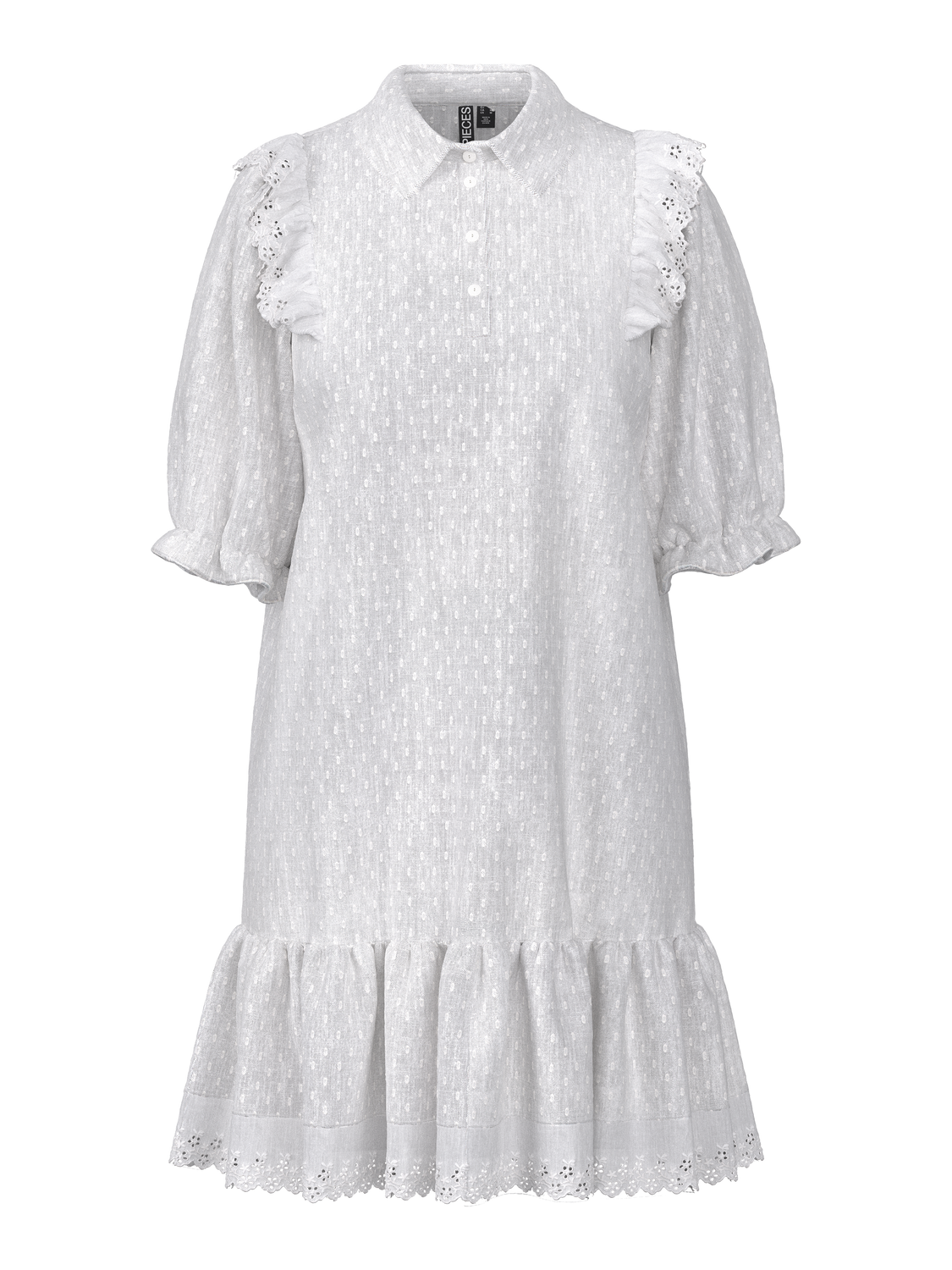 PCAGNETA Dress - Cloud Dancer